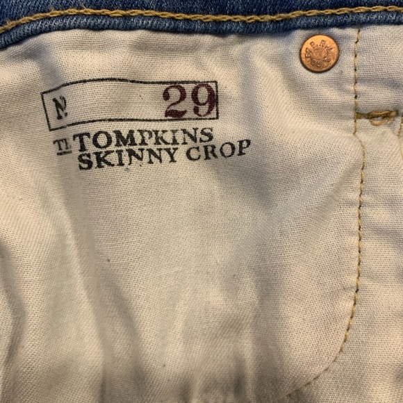 “Tompkins” Distressed Cropped Skinny Jeans { Polo Ralph Lauren } - Picture 9 of 14